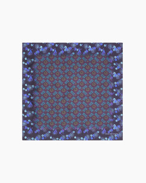 SILK POCKET SQUARE / BURGUNDY
