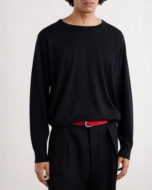 MERINO WOOL SWEATER 1700 / BLACK