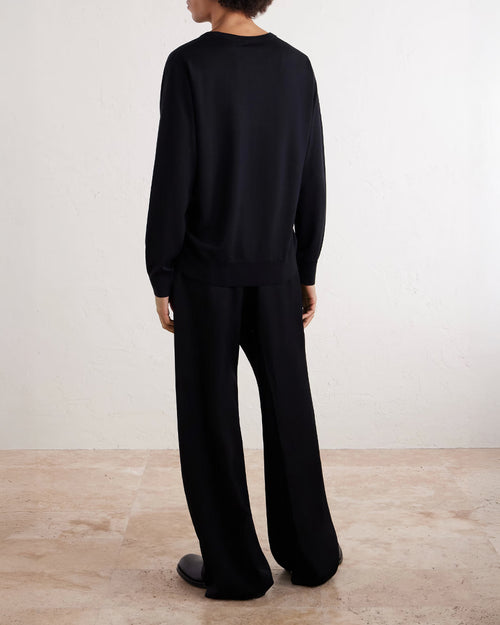 MERINO WOOL SWEATER 1700 / BLACK
