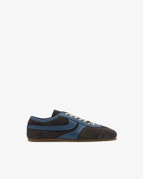 SUEDE SNEAKERS / STEEL