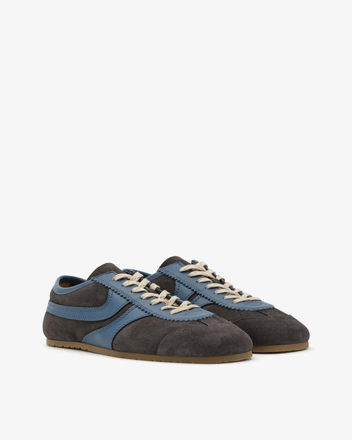 SUEDE SNEAKERS / STEEL