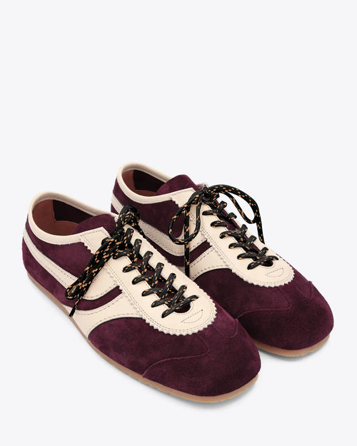 SUEDE SNEAKERS / DARK PURPLE