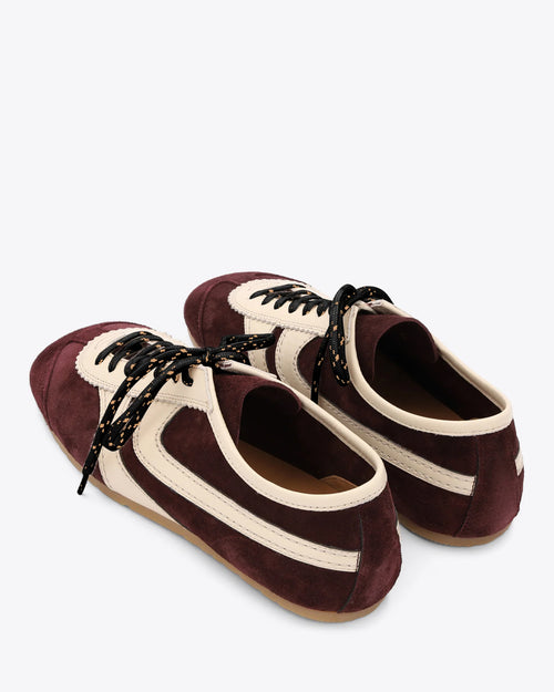 SUEDE SNEAKERS / DARK PURPLE