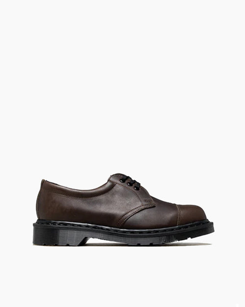 1461 MHL x DR. MARTENS / DARK BROWN GRAINED OILED