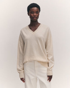 TAHRA V-NECK / CANVAS