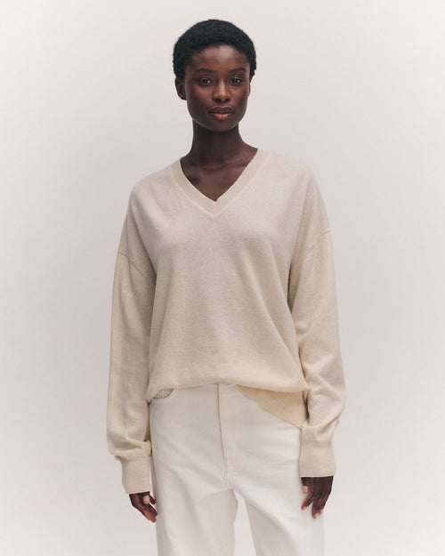 TAHRA V-NECK / CANVAS