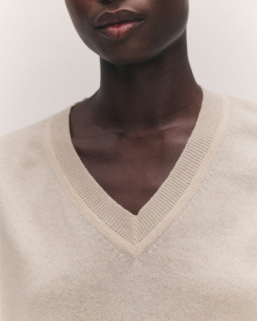 TAHRA V-NECK / CANVAS