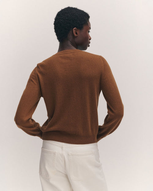 ENYA CARDIGAN / HAZELNUT