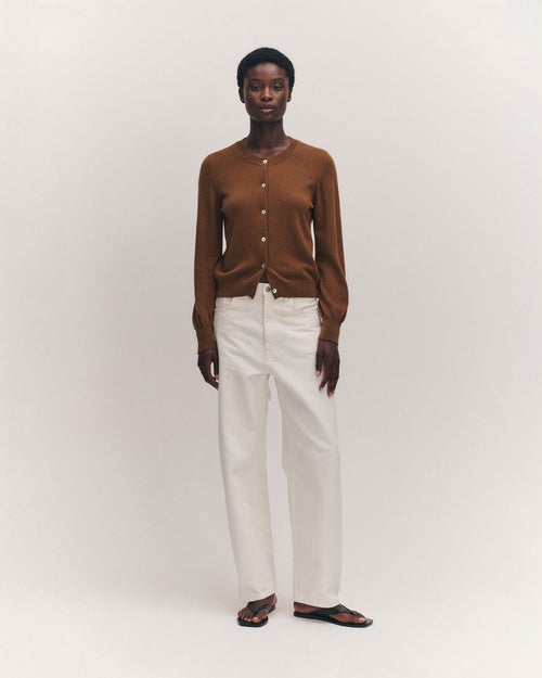 ENYA CARDIGAN / HAZELNUT