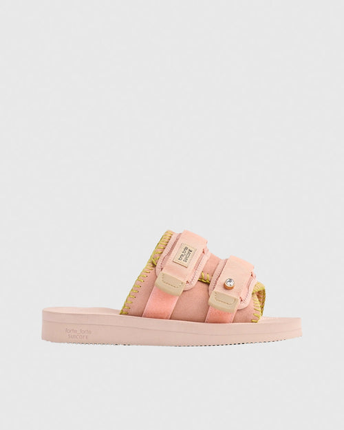 SUICOKE FOR FORTE_FORTE CROSSED STRAP SANDALS / PHARD