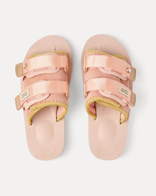 SUICOKE FOR FORTE_FORTE CROSSED STRAP SANDALS / PHARD