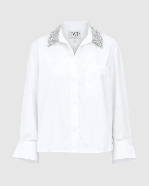DUDE WITH CRYSTAL COLLAR / WHITE