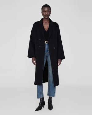 DYLAN COAT / BLACK CASHMERE BLEND