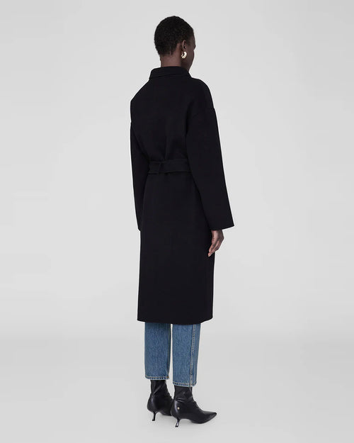 DYLAN COAT / BLACK CASHMERE BLEND