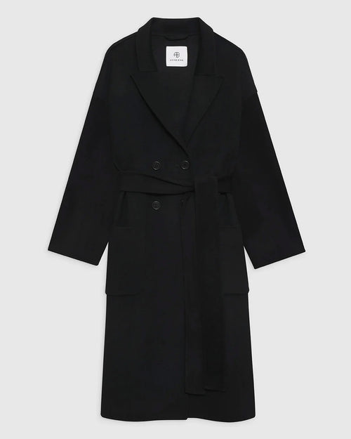 DYLAN COAT / BLACK CASHMERE BLEND