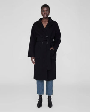 DYLAN COAT / BLACK CASHMERE BLEND