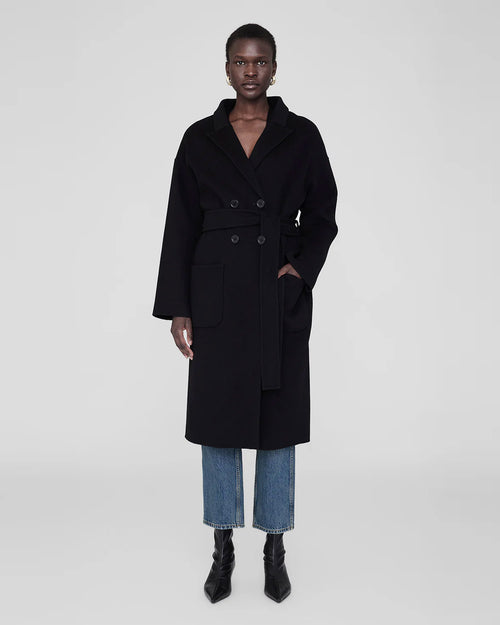 DYLAN COAT / BLACK CASHMERE BLEND