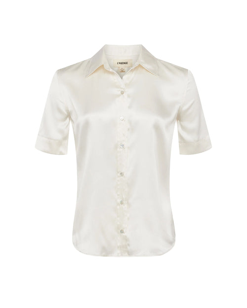 ELLAH SILK BLOUSE / IVORY