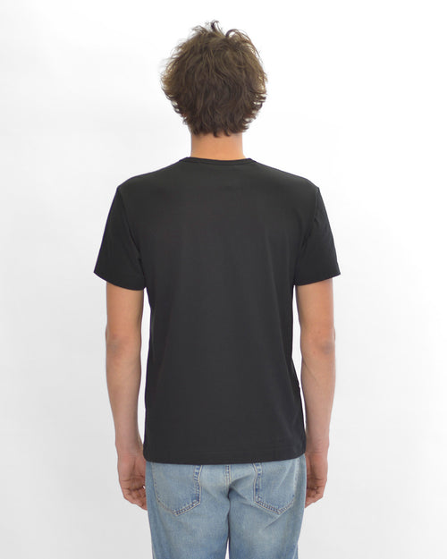 T064 UNISEX BLACK HEART T-SHIRT / BLACK