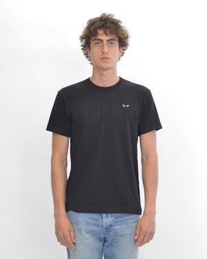 T064 UNISEX BLACK HEART T-SHIRT / BLACK