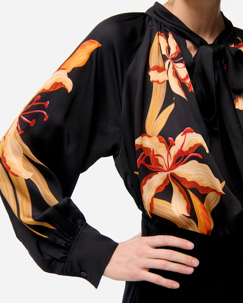 FADILA BLOUSE / NOIR