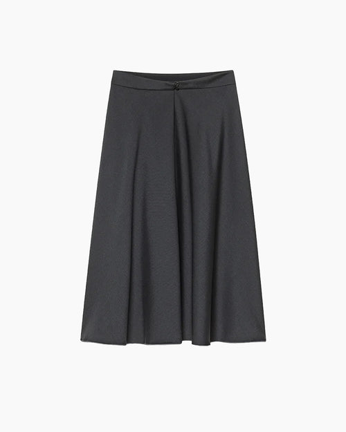 GRAIN DE POUDRE MIDI SKIRT / NERO