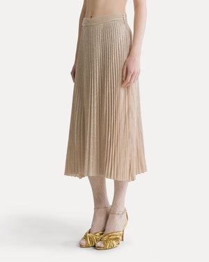 RISING SUN SOLEIL PLISSE' SKIRT / LOTO