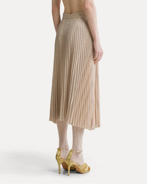 RISING SUN SOLEIL PLISSE' SKIRT / LOTO