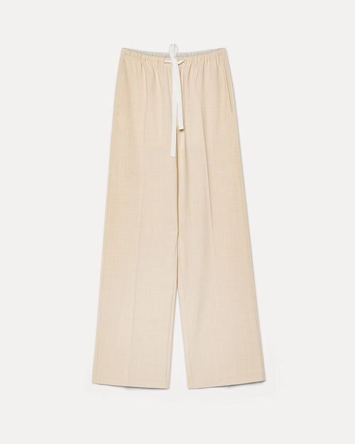 DRAWSTRING TROUSER / HONEY
