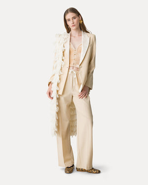 DRAWSTRING TROUSER / HONEY