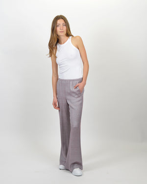 PRINCE OF WALES FLARED PANTS / ROSE