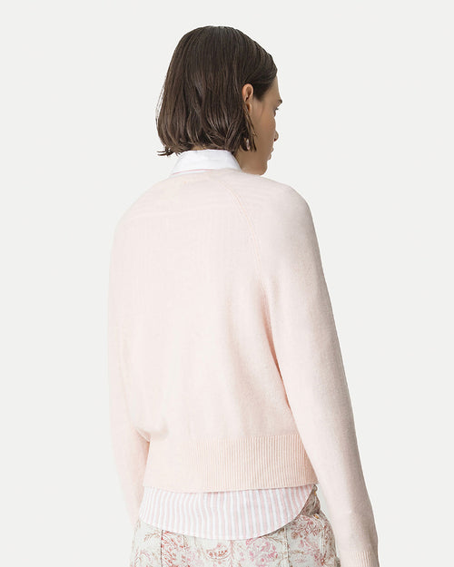 WOOL CASHMERE CARDIGAN / PEONIA