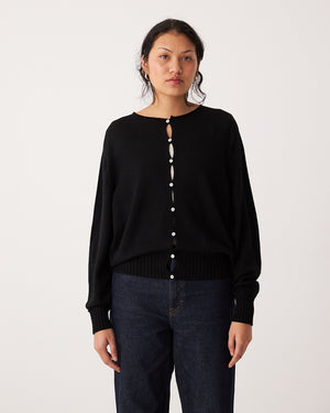 ANNI CARDIGAN / BLACK