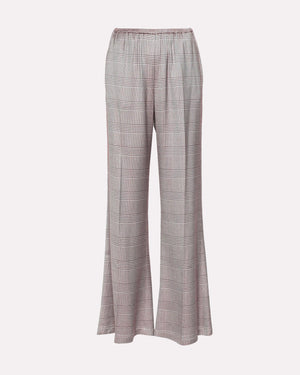 PRINCE OF WALES FLARED PANTS / ROSE