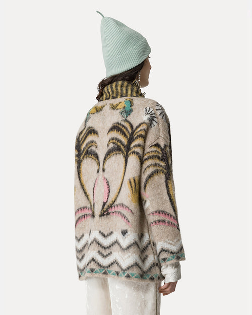 THE SACRED FOREST JACQUARD CARDIGAN / ORO