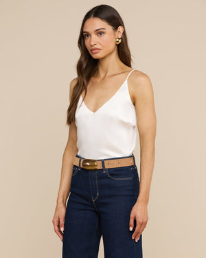 GABRIELLA SILK CAMISOLE / IVORY