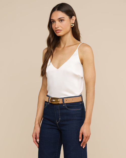 GABRIELLA SILK CAMISOLE / IVORY