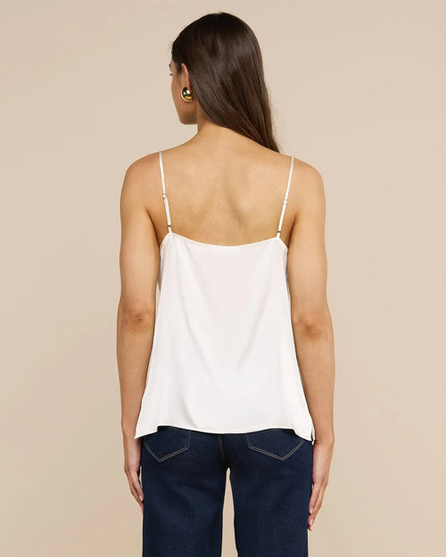 GABRIELLA SILK CAMISOLE / IVORY
