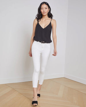 GABRIELLA SILK CAMISOLE / BLACK