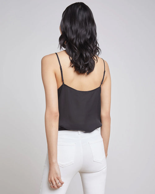 GABRIELLA SILK CAMISOLE / BLACK