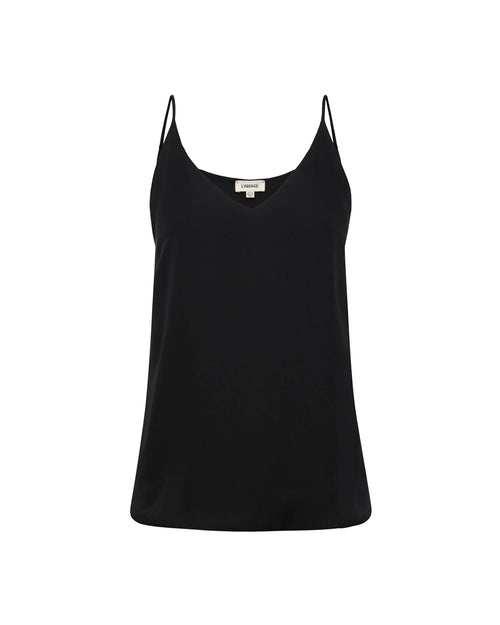 GABRIELLA SILK CAMISOLE / BLACK
