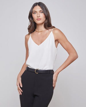 GABRIELLA SILK CAMISOLE / IVORY