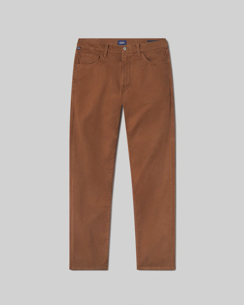 GAGE CLASSIC STRAIGHT FIT CASHMERE TOUCH SATEEN / COGNAC