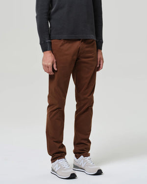 GAGE CLASSIC STRAIGHT FIT CASHMERE TOUCH SATEEN / COGNAC