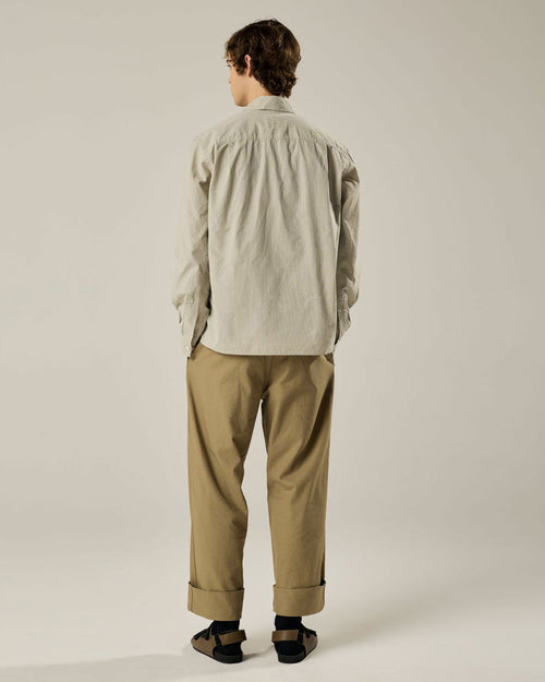 MHL MENS OVERALL SHIRT / PALE GREEN