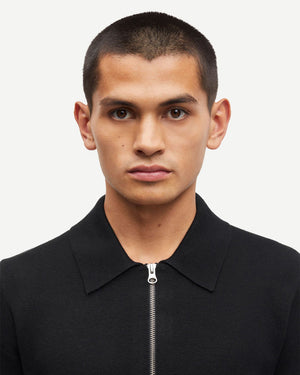 GUNA HALF ZIP 10490 / BLACK
