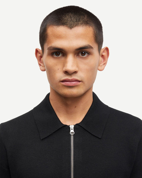GUNA HALF ZIP 10490 / BLACK