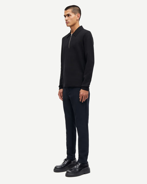 GUNA HALF ZIP 10490 / BLACK