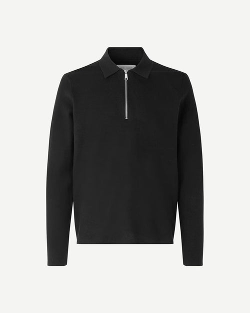 GUNA HALF ZIP 10490 / BLACK