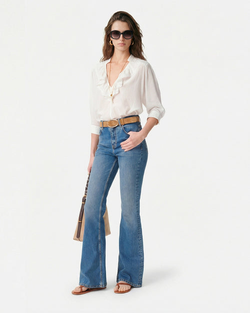 GRENET BLOUSE / BLANC